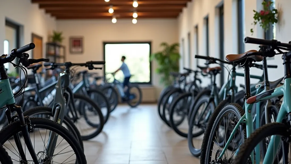 Różne typy rowerów dostosowane do potrzeb seniorów w sklepie rowerowym